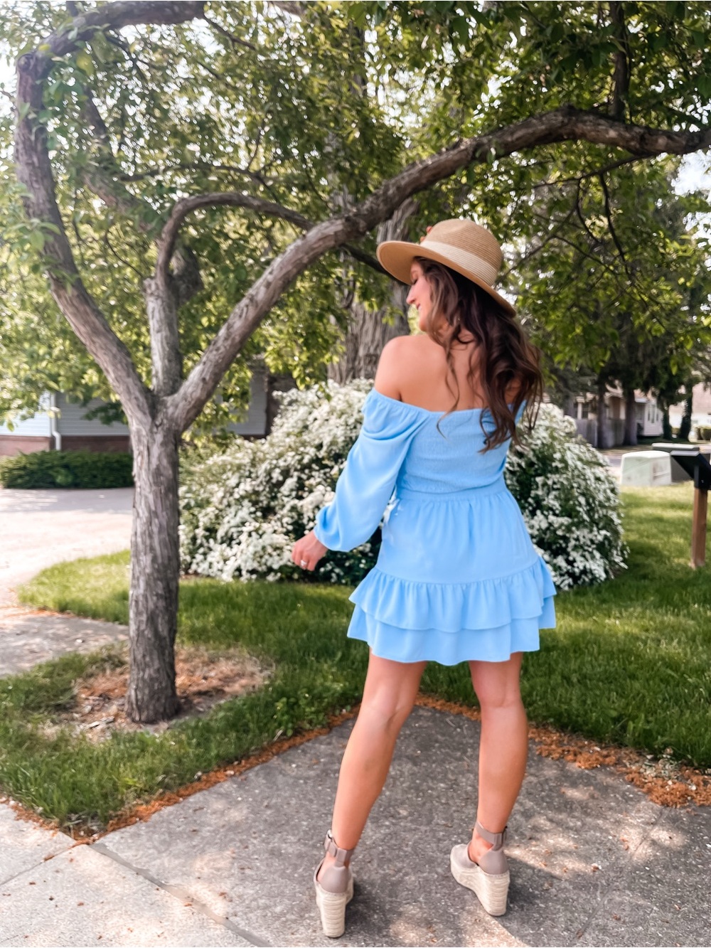 Light Blue Ruffle Matching Set - Picture 8 of 8